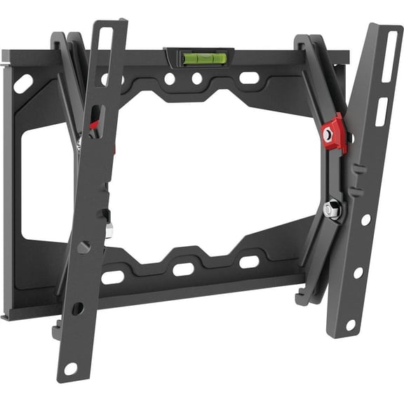 Barkan E210  Tilt TV Wall Mount for 13-43 Inch Flat and Curved TVs, 88 lb Capacity, VESA 75x75 to 200x200, Black