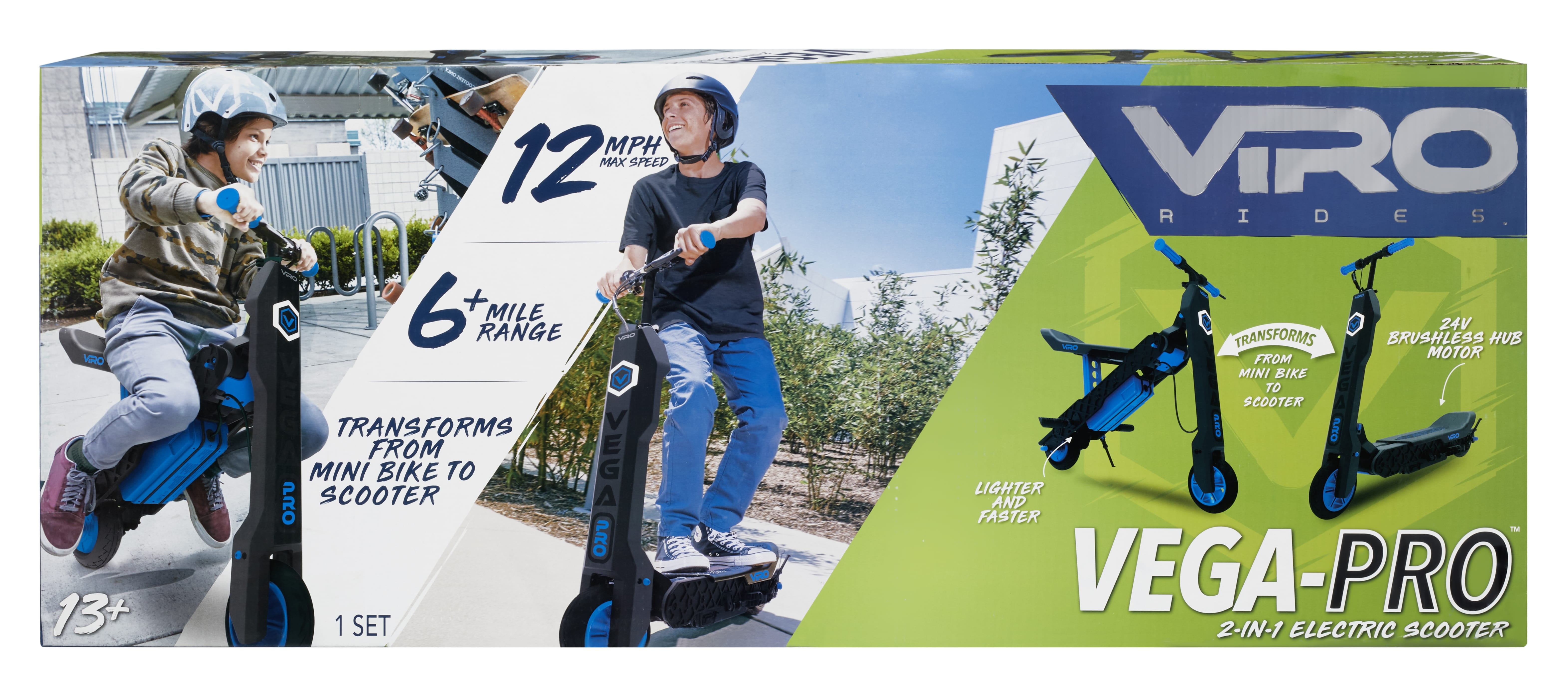 Viro Rides Vega 2n1 Transforming Electric Scooter Now On, 50 OFF