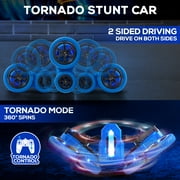 USA Toyz Summer RC Car Off-Road LED Stunt Toy Boys Girls Ages 6+, Blue
