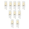 10Pcs G9 Base LED Light Bulbs 1.5W AC110V Bi?Pin Bulb for Chandelier ...