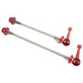thumbnail image 3 of Bicycle Wheel Skewer, 2pcs Aluminum Alloy Quick Release with  Alloy Rod for Front Hub 100mm, Rear Hub 135mm, 3 of 8