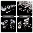 thumbnail image 3 of MIANGASTORE 500pcs Acrylic Pointed Diamond Simulation Diamond Gems Decor Table Scatter, 3 of 7