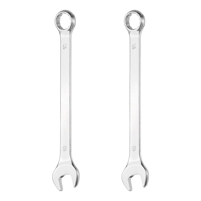 2Pcs Combination Wrench 18mm Metric 12-Point Box and Open End 45# Carbon Steel