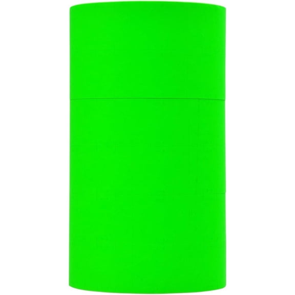 Fluorescent Green Pricing Labels to fit Bilot 1151 1152 1153 1175 1176 and 1177 Pricers. 6 Rolls with 1 Free .