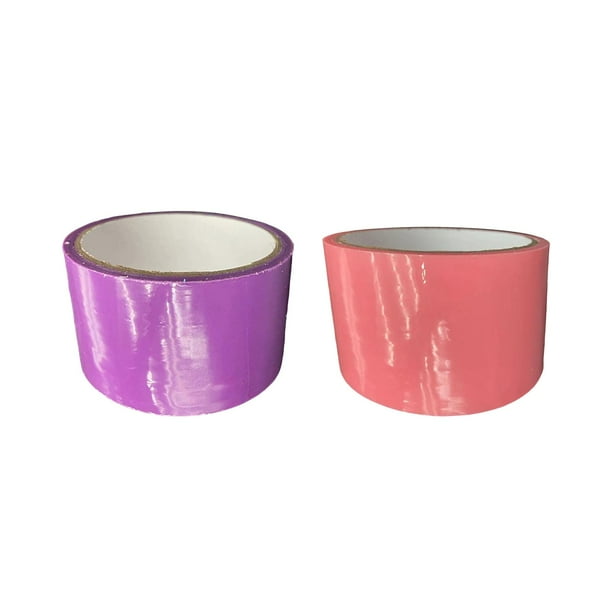 2 Rollos De Cinta Adhesiva Para Niños Cintas De Bolas De Colores Rosa Violeta Sunnimix Cintas de bolas adhesivas