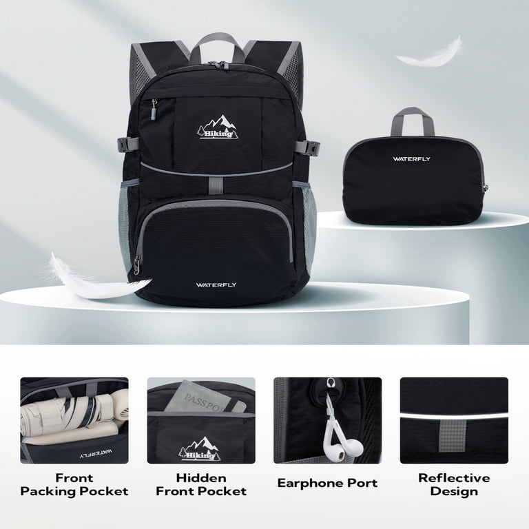 Ultra Lightweight Packable Backpack 25L Foldable Hiking Daypack Travel Amazon.com : ZOMAKE Ultra Lightweight Packable Backpack 25L  main image 2