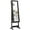 Black, variant on Topbuy 2-in-1 Freestanding Jewelry Cabinet Organizer with Full-Length Mirror Black