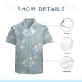 thumbnail image 7 of High Quality Hawaiian Shirts for Men Short Sleeve Aloha Beach Shirt Floral Summer Casual Button Down Shirts Blouses BWS6IQ, 7 of 7