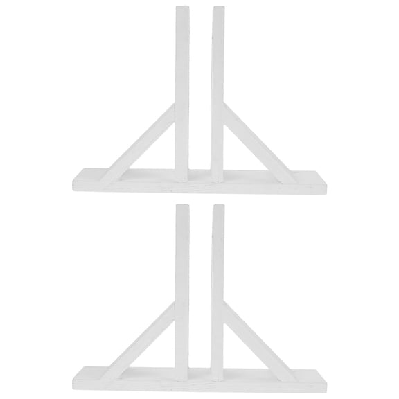 JMXIANG 2Pcs Wood Fence Post Base Anti-tipping Garden Fence Support Holder Fence Supplies