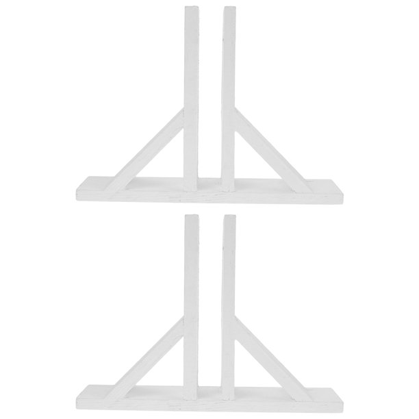 2 bases de postes de madera para valla, soportes antivuelco para valla de jardín, suministros para vallas