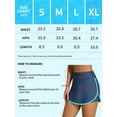 thumbnail image 7 of Charmo Womens Swim Skirt with Built-in Shorts V Slit Sporty Swimsuit Bottom, 7 of 7
