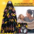 thumbnail image 5 of Nightmare Before Christmas Sally Adults Hooded Blanket Soft Fleece, 5 of 6