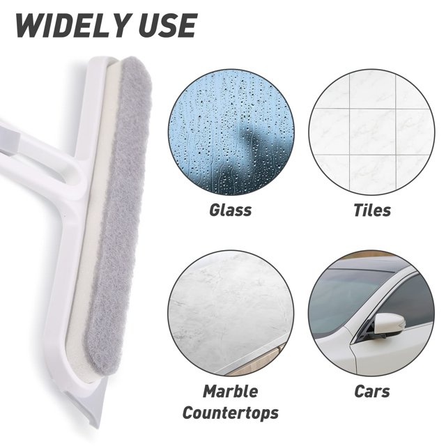 Yuarrent Limpiador de vidrio no deformable y anticorrosión para una limpieza de escritorio de rendimiento duradero Suministros de limpieza para el hogar Marfil