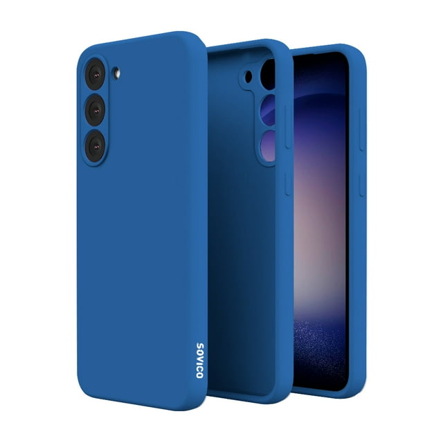 Funda de Protección para Samsung Galaxy S23 Plus - Sovico - Silicón con Forro de Microfibra