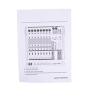 DENEST Professional Mixer Sound Board Console 6 Channel Desk System Interface Digital USB