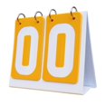 thumbnail image 1 of Wweixi Sports Scoreboard 2 digits Tabletop smooth edges.Reliable,water resistant and Score for Basketball Tennis Ball Yellow, 1 of 6