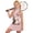 Pink, variant on Shadoumai Sleeveless Tennis Dress for Girls 4-15Y Zip Up Golf Dress Lightweight Athletic Workout Dress Cute Summer Clothes,Athletic Little Girls Tennis Dress