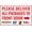 145-Deliveries To Front Door Right, variant on Manyige Please Open Gate and Place Deliveries Inside - Delivery Sign for Outdoor Use 12" * 8"