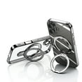 thumbnail image 3 of [Ring Compatible with MagSafe Invisible Stand] Magnetic for iPhone 16 Plus Case, [Clear Back Non-Yellowing] [Look as Bare] Slim Transparent Case with Holder for Women Men Girls, Gray, 3 of 7