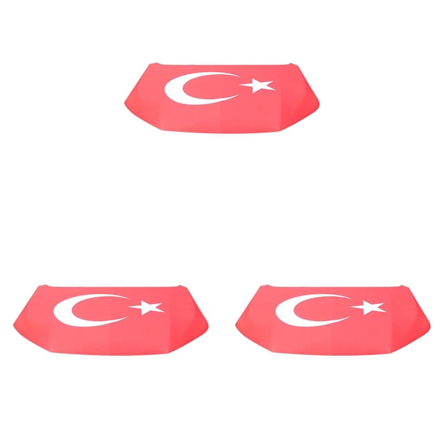 YWIYIUD 3PCS PatrioticFlag Car Hood Cover 61.02x45.28inch Portable and Reusable Engine Hood Decorative Banner Suitable for Festivals and Sports Events