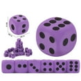 thumbnail image 4 of Large EVA Foam Dice Game Entertainment Number Dice Purple Dice Children Toy, 4 of 6