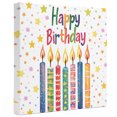thumbnail image 2 of Ships Next Day Canvas Wall Art 12"x12", Happy Birthday Wood Framed Canvas Print Painting, Colorful Star Funny Celebration Ready to Hang Small Picture Wall Decor for Home Kitchen Dining Room Office, 2 of 9