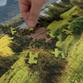 thumbnail image 5 of Ambesonne Landscape Jigsaw Puzzle, Summer Morning Lake, Heirloom-Quality Fun Activity for Family Durable Cardboard, 1000 pcs, Green Blue Yellow, 5 of 6