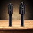 thumbnail image 3 of 2x Chamfer Cutters, High Carbon Steel Countersink Drill Bit Set 1/4 Hex Shank Cutting Tool, 3 of 14