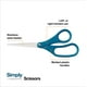 thumbnail image 2 of Tijeras Fiskars de 8 pulgadas para oficina, acero inoxidable, color azul, 2 of 7