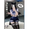 thumbnail image 3 of Disfraces de Cosplay japoneses para chica escolar, conjunto de uniforme de estudiante, lencería Sexy, minifalda, animadora, marinero, tentación, 3 of 5