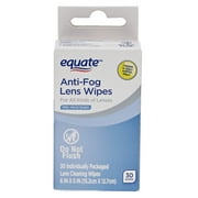Equate Pre-Moistened Anti-Fog Lens Cleaning Wipes, 30 Count
