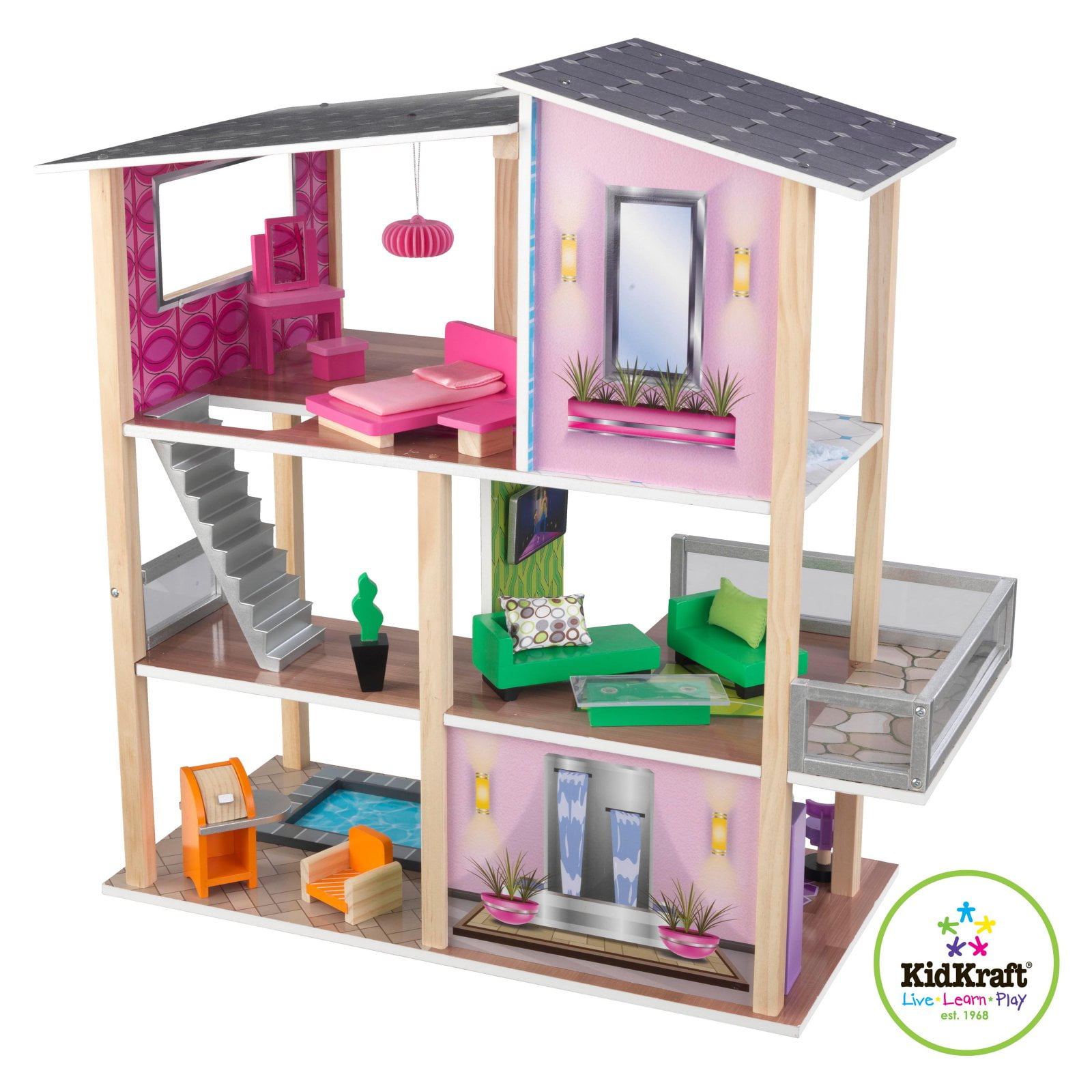 kidkraft modern dollhouse