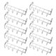 thumbnail image 1 of 10 Piezas Ganchos para Puertas Colgador Percha de Acero Inoxidable con 5 Ganchos Resistente para Armarios Dormitorio Cocina Sala de Estar Oficina, 1 of 9