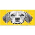 thumbnail image 2 of Chien Beagle Drôle avec Collier - Impression sur Toile Animal, 2 of 3