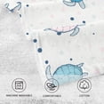 thumbnail image 3 of Coolnut Light Color Turtle Patterned Hand Towels 2 PCS, Cotton Bath Towel for Drying Face Hands Body Decorative Water Absorbent Lightweight Towels for Bathroom Ktichen Travel Gym, 16"x28", 3 of 6