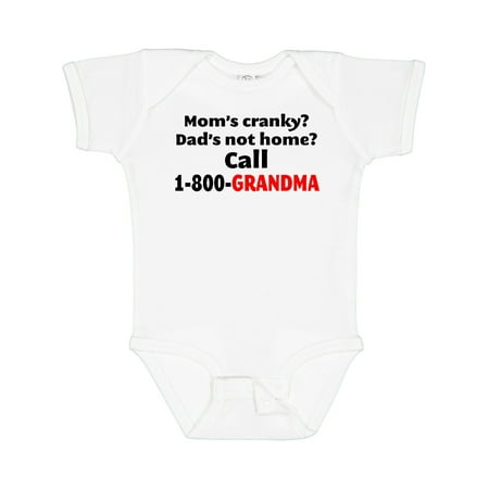 

Inktastic Call Grandma Gift Baby Boy or Baby Girl Bodysuit