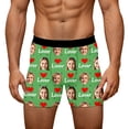 thumbnail image 1 of KHONTS Customized Men's Boxers - Personalized Gifts for Boyfriend - Custom Underwear Green XXL, 1 of 8