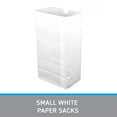 thumbnail image 3 of White Paper  Bags - Case of 1,000, 3 of 7