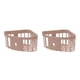 thumbnail image 4 of Toystoory Estante de Soporte de baño Soporte de almacenamiento Tamaño compacto Sin pinchazos Sin taladro Decoraciones de conveniencia Soporte Rosa 2Conjunto, 4 of 6