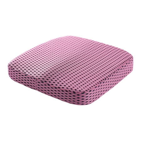 Cushion Slow Antimissile Memory Foam Universal Seat Cushion for Office and Car &ndash; Comfortable Polyester Chair Cushion with Non - Slip Design Ideal for Home and Office Use Pink