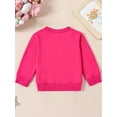thumbnail image 4 of Mommy and Me Matching Outfits Letter Print Round Neck Pullover Long Sleeve Sweatshirts Tops, 4 of 10