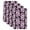 Purple Black, variant on Purple Floral Kitchen Towels Set of 4, Abstract Watercolor Flower Leaf Plant Absorbent Dish Towels for Kitchen, Microfiber Hand Towel, Quick Drying Tea Towel for Cleaning Decorative Dishcloths
