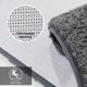 thumbnail image 2 of Bath Mat, Non-slip Absorbent Bathroom Mat, Skin-friendly Soft Bath Mat, Washable Bath Mats, 50x80 Cm, Gray, 2 of 5