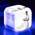 thumbnail image 4 of World Cup Football League Cristiano Ronaldo Star Alarm Clock LED Digital Seven-Color Square Alarm Clock Creative Small Alarm Clock, 4 of 6