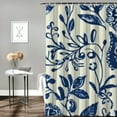 thumbnail image 2 of Autua Floral Pattern Bathroom Décor Set with 100% Polyester Shower Curtain 36"x72, 2 of 7
