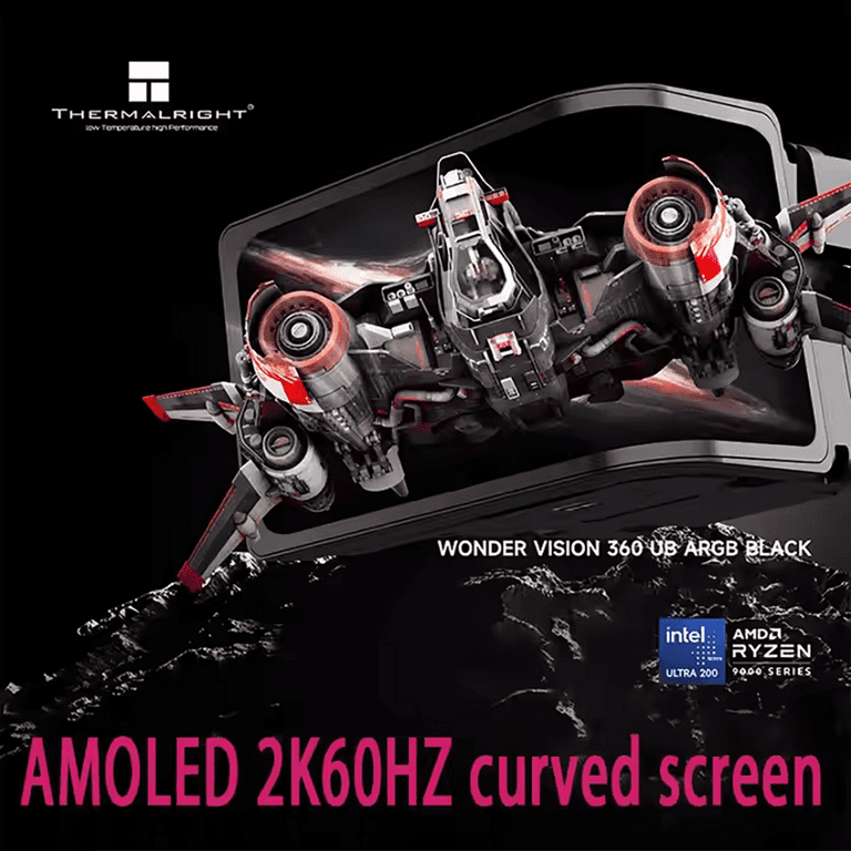 PC用ファン・クーラー Thermalright WONDER VISION 360 BLACK Amazon.com: Thermalright Wonder Vision 360 Turbo ARGB Black CPU