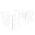 thumbnail image 1 of OULII 36Set Cat Enclosures Rectangular Wire Crate for Dogs and Cats Indoor Use 45X35CM, 1 of 8