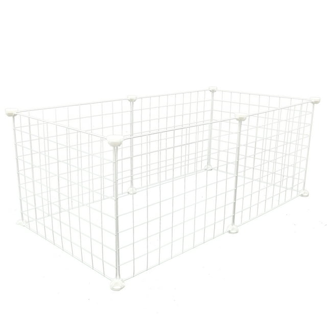 OULII 36Set Cat Enclosures Rectangular Wire Crate for Dogs and Cats Indoor Use 45X35CM