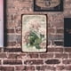 thumbnail image 2 of Flor hoja de metal dibujo metal pintura estaño pared hogar cartel dormitorio signo Tmvgtek Para estrenar, 2 of 9