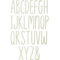 thumbnail image 2 of Unpainted Wooden 22'' Cream Peach Letter P, Paintable Alphabet A-Z, 2 of 5